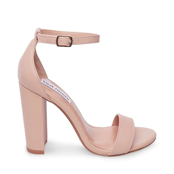 Steve Madden Carrson Heel - Blush Leather - Picture 1 of 6